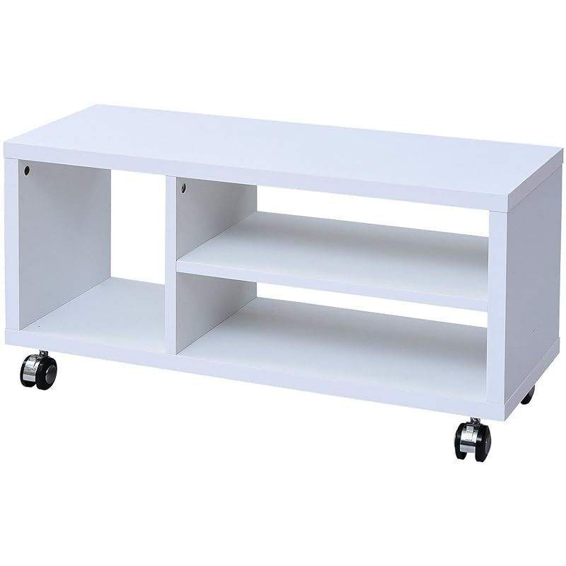 山善(YAMAZEN) テレビ台 幅80×奥行29×高さ40cm 天板鏡面