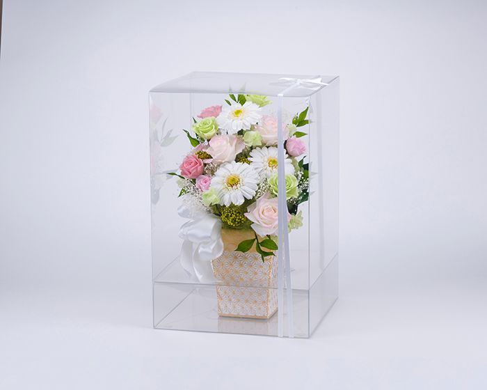 プリザーブド仏花 プリザーブドフラワー 麗花 れいか モダン仏花 ガーベラ ローズ プリザーブドフラワー仏花　麗花 れいか モダン仏花 ガーベラ ローズ