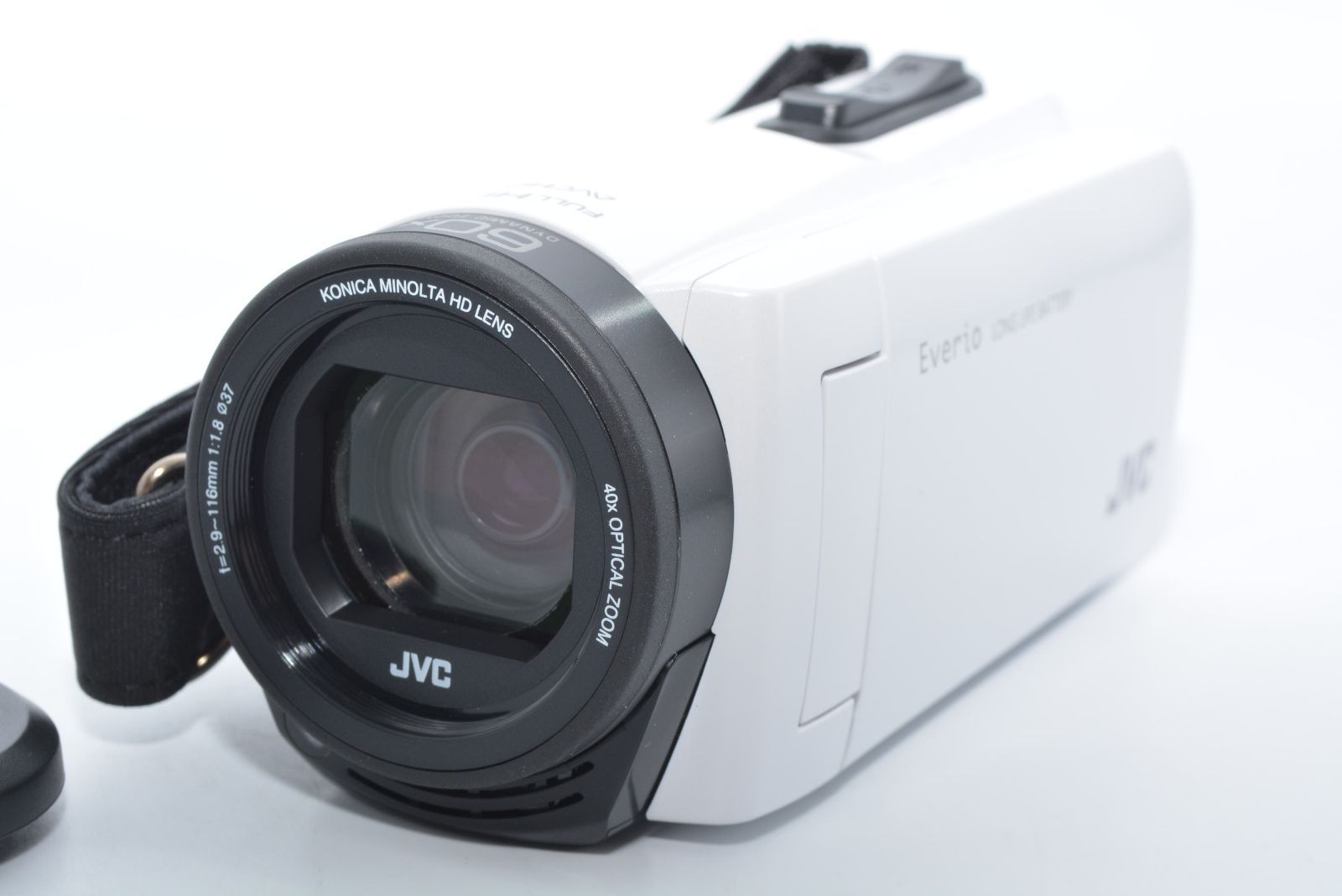 ☆美品☆ JVC ケンウッド Everio GZ-F55K-W ビデオカメラ