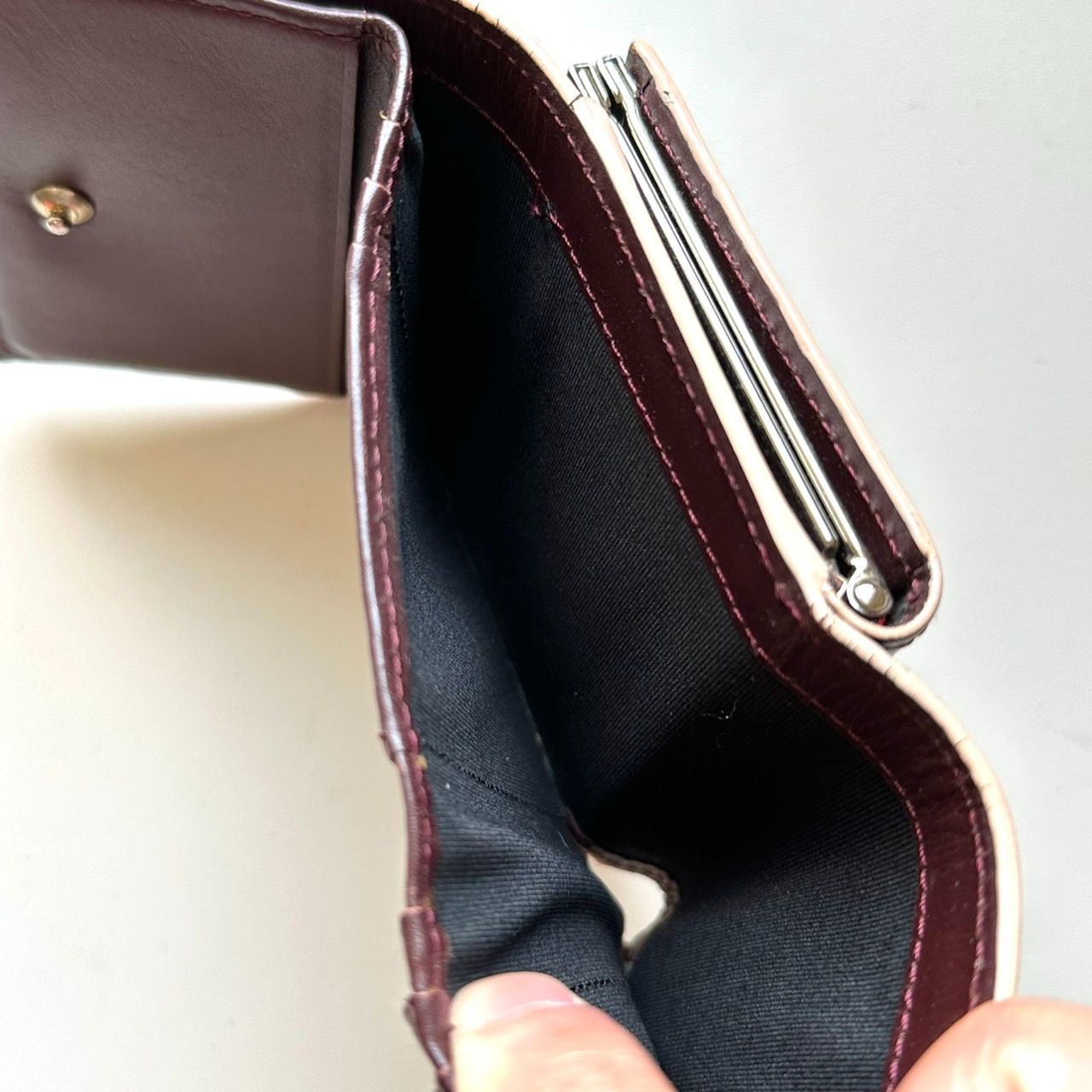 ポールスミス Paul Smith 三つ折り財布 バーガンディ - メルカリ