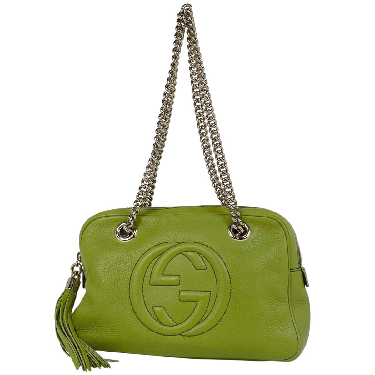 グッチ GUCCI ソーホー ダブルチェーン ショルダーバッグ インター 