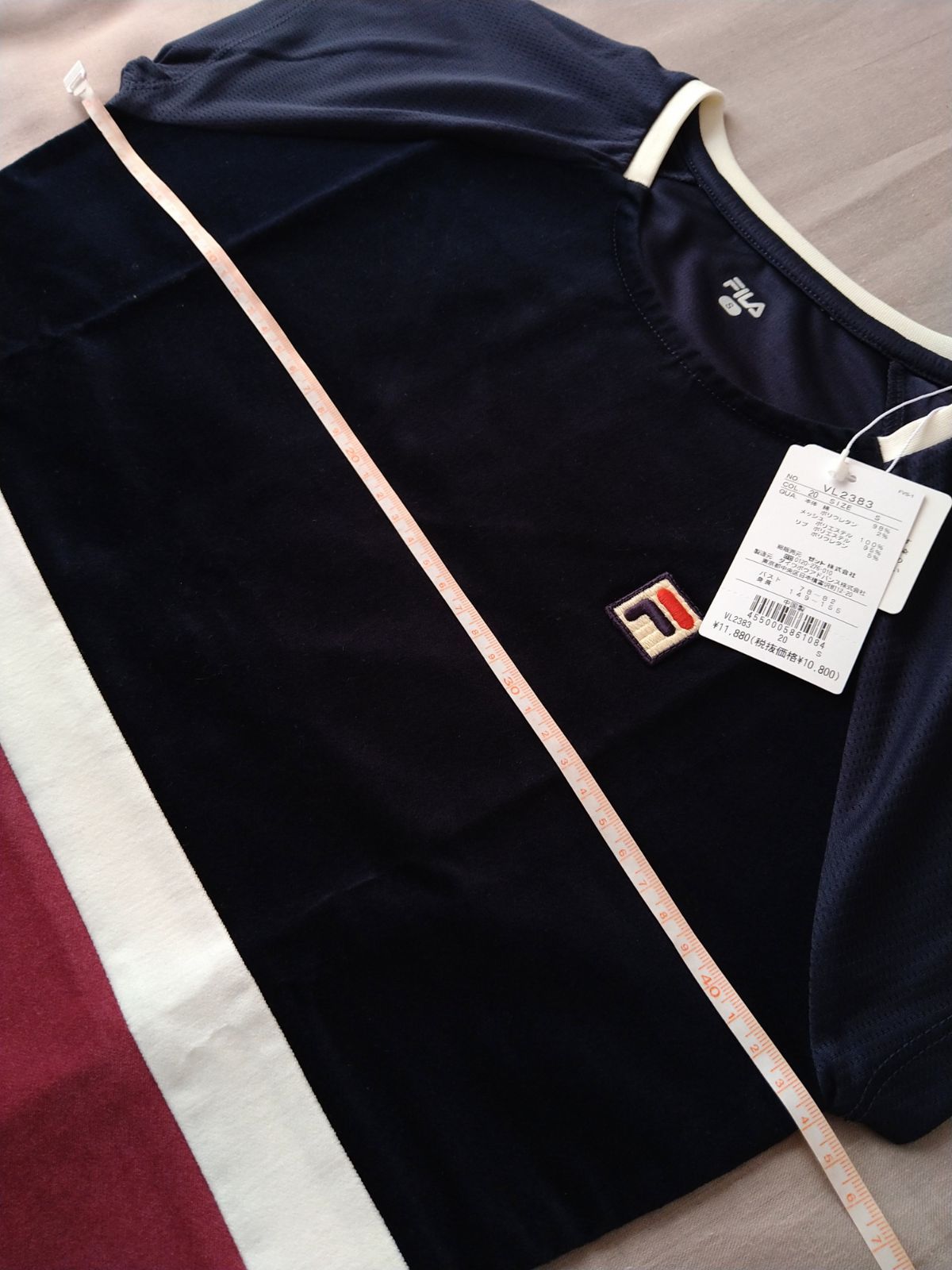 FILA　フィラ　テニスウェア　スコート　上下セット　S　M　新品未使用　紺赤紫