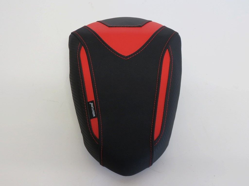 TRIUMPH用 STREET TRIPLE 765 S / R / RS 2020-2024 カスタム リアシート 10mm アップ 赤