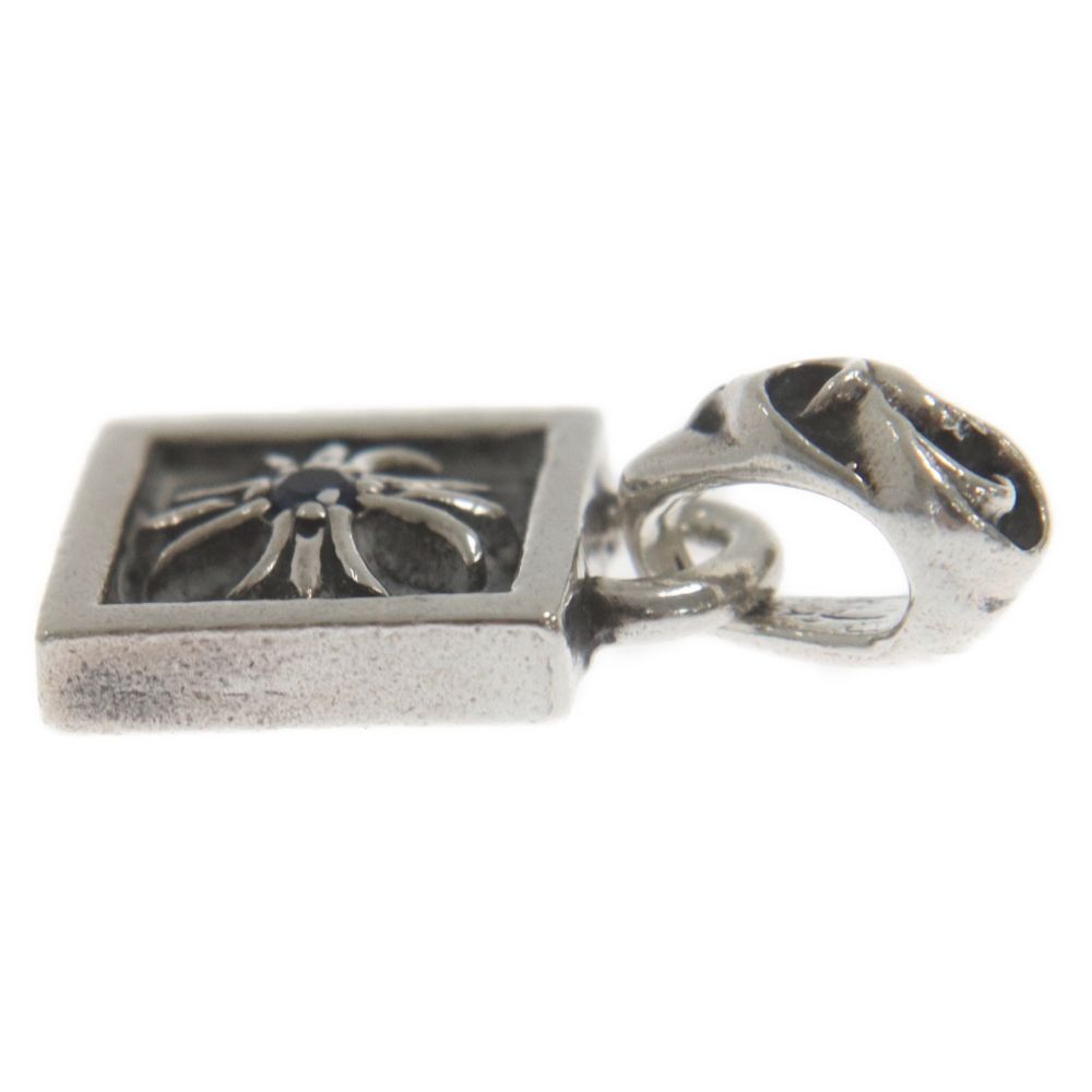 クロムハーツ　フレームドCHプラス 1サファイア チャーム シルバー CHROME HEARTS (クロムハーツ) FRAMED CH PLUS 1SAP フレームドCH