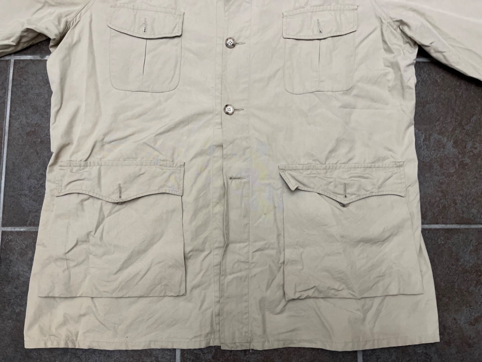 VINTAGE】USA製 60s,70s BROOKS BROTHERS サファリジャケット