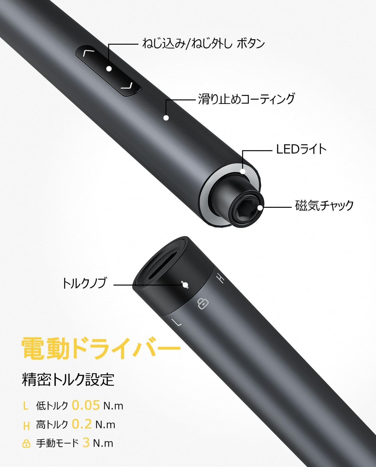 電動精密ドライバーセット 整備工具セット