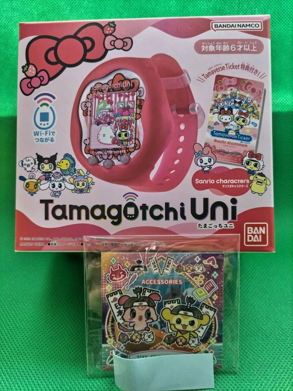 Tamagotchi Uni サンリオ　特典　たまステッカー「ももたろうコーデ」 Amazon | [バンダイ(BANDAI)] Tamagotchi Uni Sanrio characters