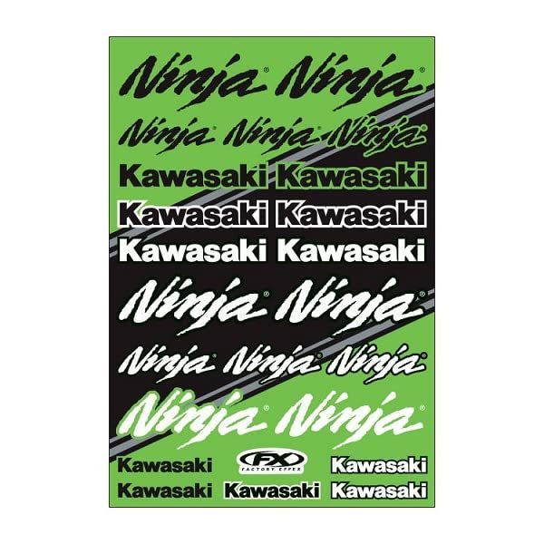 ファクトリーエフェックス(FACTORY EFFEX) KAWASAKI OEMステッカーシート SPORT BIKE FX22-68134