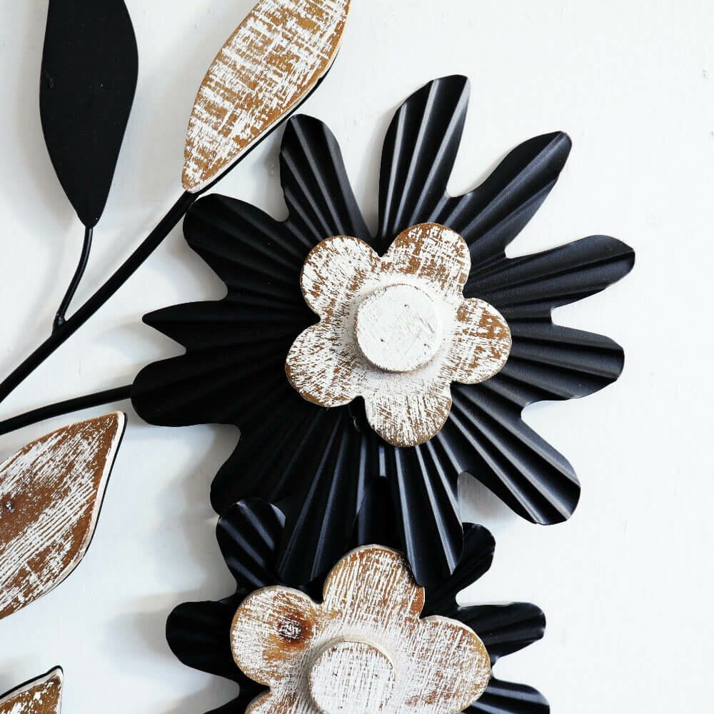 ウォールアート 壁掛け 壁飾り 花 フラワー アイアン ウォールデコ インテリア 飾り ディスプレイ 雑貨 おしゃれ かわいい NEXPOTALLINN_EU