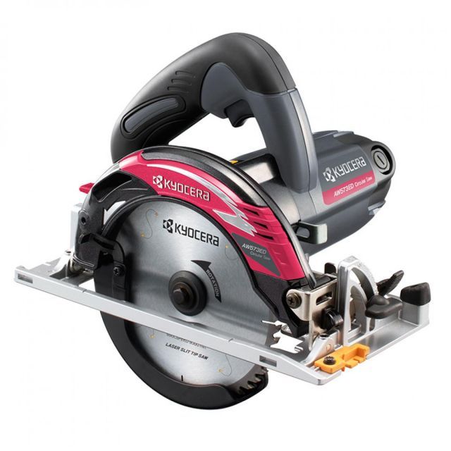 京セラ 旧リョービ 電子丸ノコ AW573ED ノコ刃外径147mm 深切りタイプ LEDライト付 丸鋸 丸のこ スライドシート付