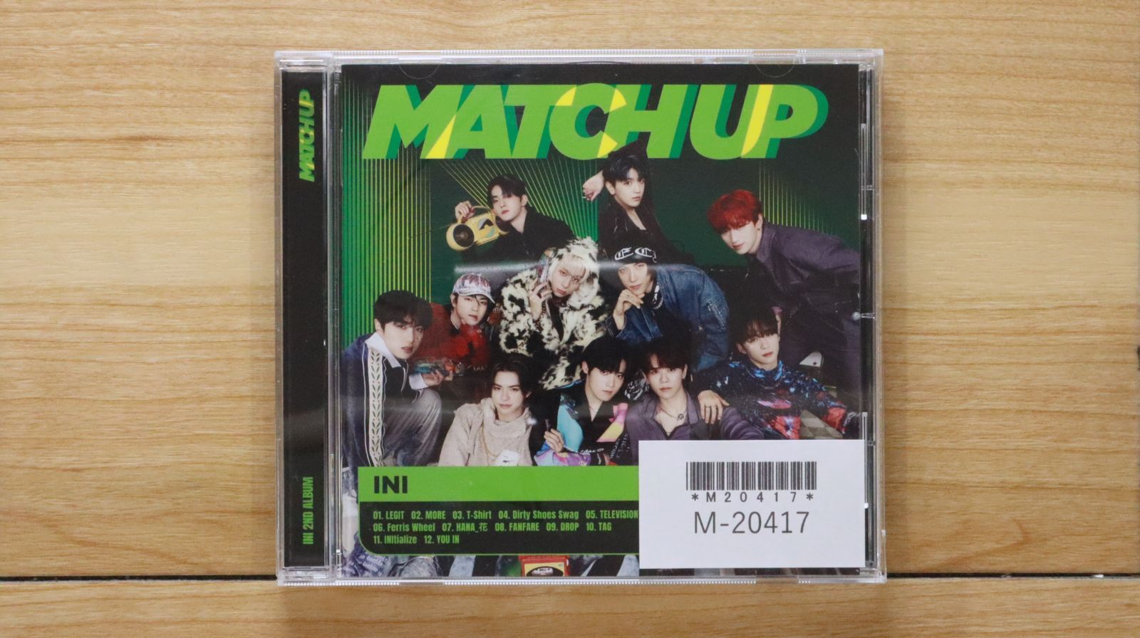 国内盤CD☆アイエヌアイ/INI□ MATCH UP (GREEN Ver.)(通常盤