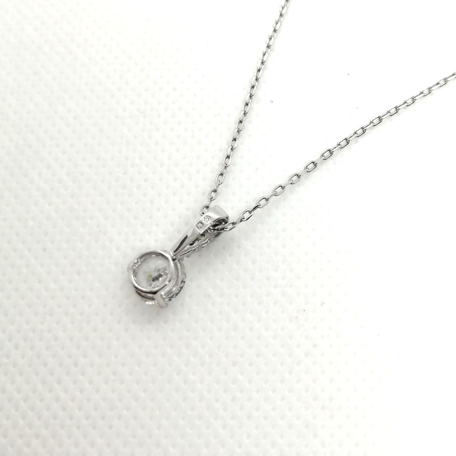 美品 スワロフスキー SWAROVSKI ネックレス シルバー 一粒 【49