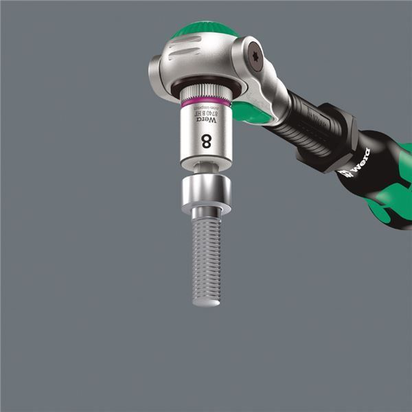WERA ヴェラ 差込角3|8DR 8点組 ヘックスプラス ビットソケット セット 保持機能付き 003971 工具 ツール DIY 作業工具 道具 HRDEVELOPMENT_JP