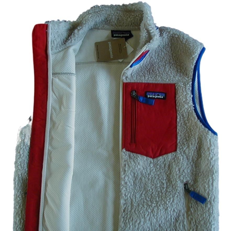 送料込 M パタゴニア M’s クラシック レトロX ベスト patagonia Natural w|Touring Red NLTO