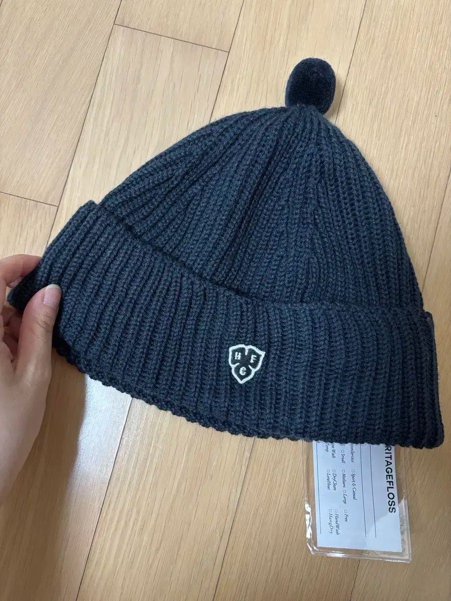 22 ー 23FW Heritage Floss ヘリテイジフロース ビーニー ネイビー