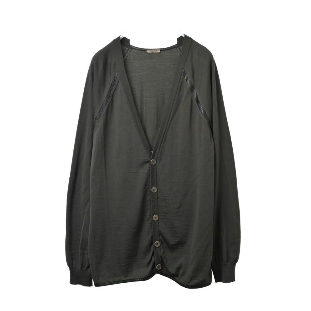 BOTTEGA VENETA カーディガン ネイビーノットボタン カシミア カーディガン| Bottega Veneta® 日本