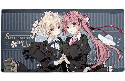 中古】サプライ サクラノ詩 稟＆雫 ラバーマット(プレイマット) 電気外