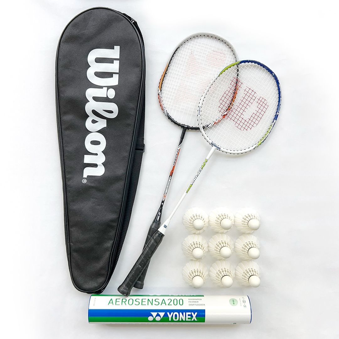 Wilson BLAZE バドミントンラケット2本セット ウィルソンバドミントンラケット2本セット Wilson BLAZE