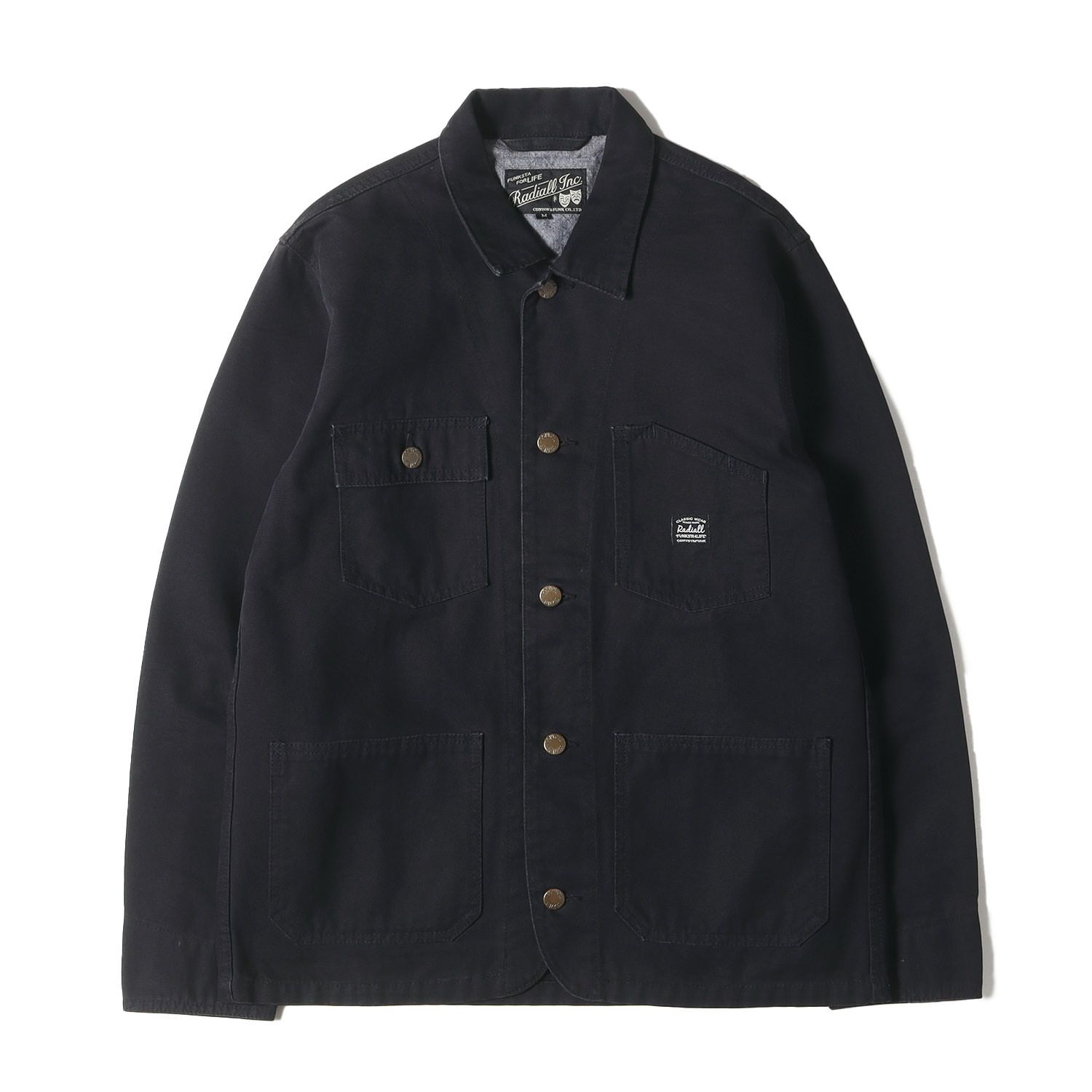 ラディアル アウター RADIALL STEPSIDES ZIPUP BLOUSON (Indigo