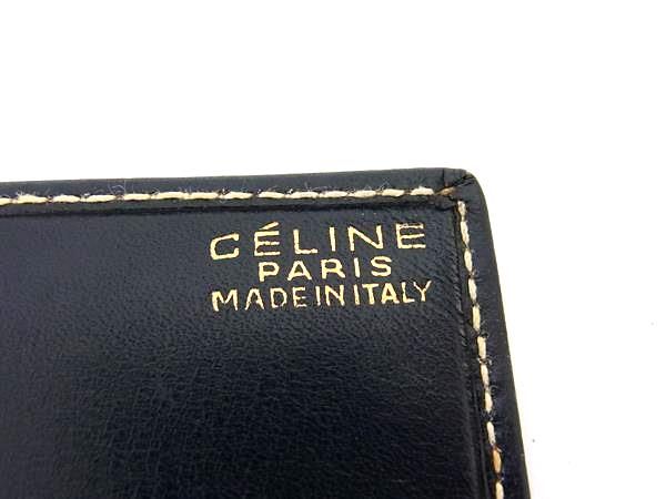 希少 美品 セリーヌ CELINE 折財布 C 馬車 キャンバス ヴィンテージ CELINE セリーヌ ヴィンテージ Cサルキー 馬車金具 キャンバス