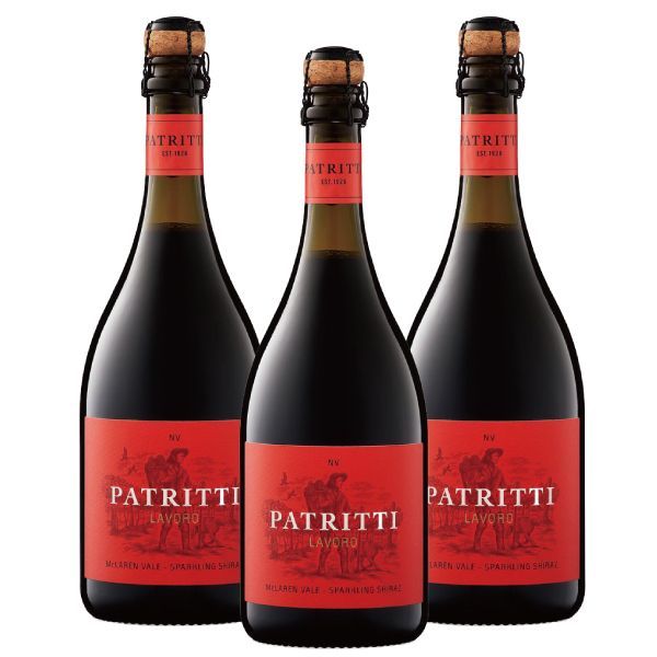 PATRITTI Sparkling Shiraz な3本セット 特別 ギフト箱入り