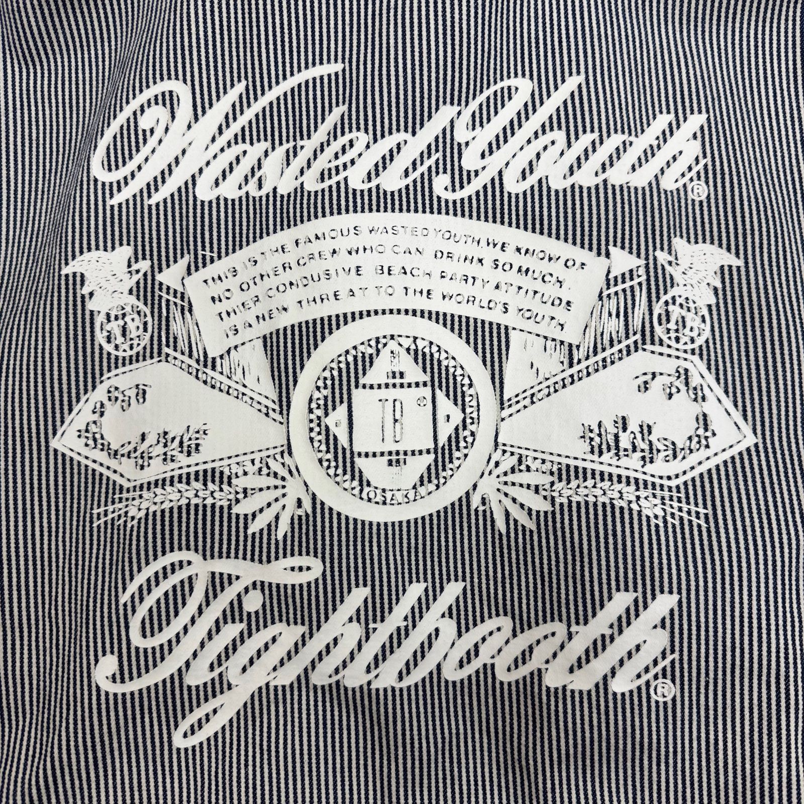 WASTED YOUTH TIGHTBOOTH 15周年 T-65 JKT コラボ ヒッコリー ジャケット ウエステッドユース タイトブース M  82168A1 - メルカリ