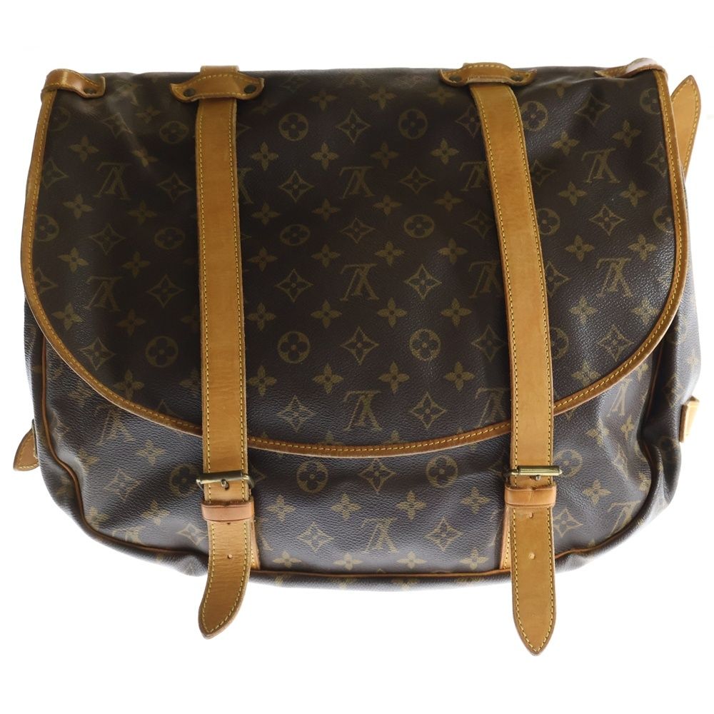 LOUIS VUITTON (ルイヴィトン) ソミュール43 モノグラム PVC