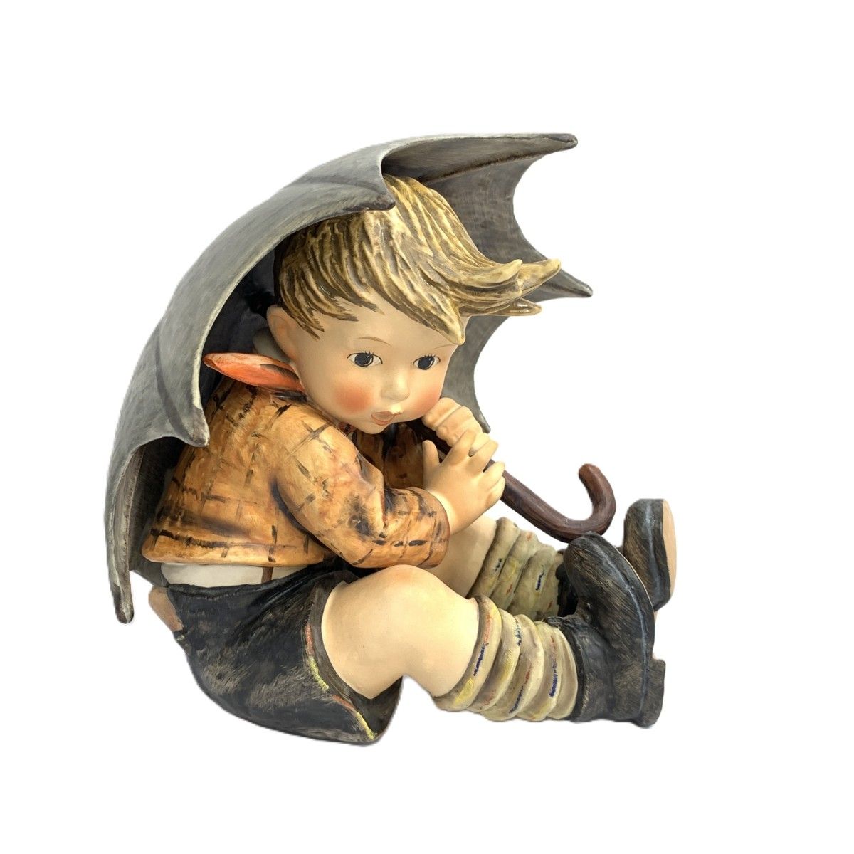 ドイツ Goebel ゲーベル 傘の少年 傘の少女 フンメル人形 フィギュリン ドイツ Goebel ゲーベル 傘の少年 傘の少女 フンメル人形