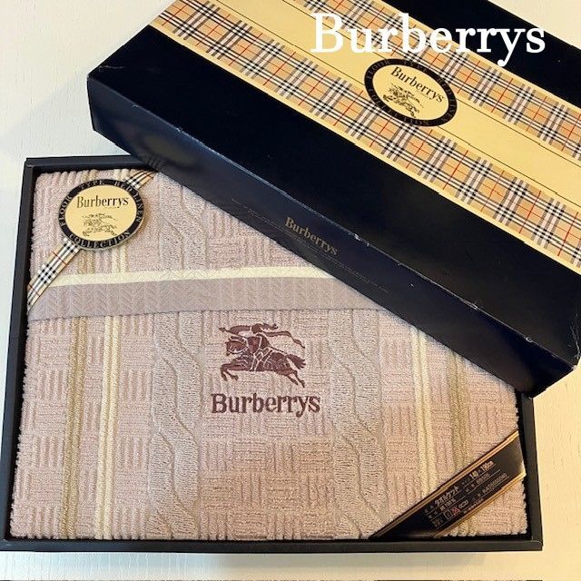 新品 BURBERRY バーバリー タオルケット 140x190cm 可愛い バーバリー
