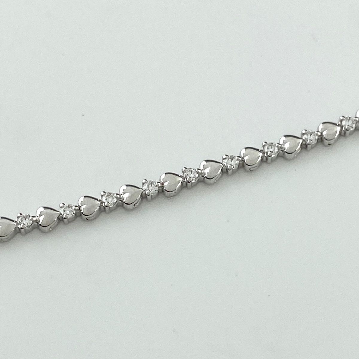 タサキ TASAKI ハートモチーフ ブレスレット WG ホワイトゴールド 腕輪 