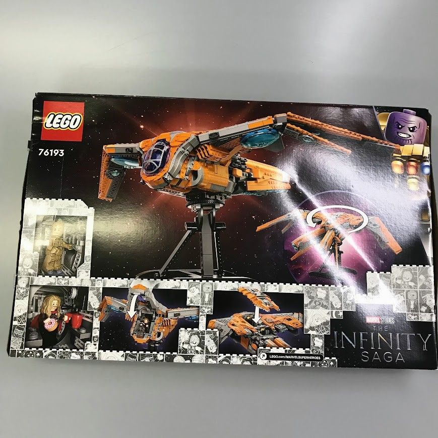 正規品 新品未開封 LEGO レゴ マーベルスタジオ 76193 ガーディアンズの宇宙船 廃盤品 難あり HD-051 ※ スーパーヒーローズ  ミニフィグ スター・ロード グルート ロケット マンティス ソー チタウリ族の戦士 372 - メルカリ