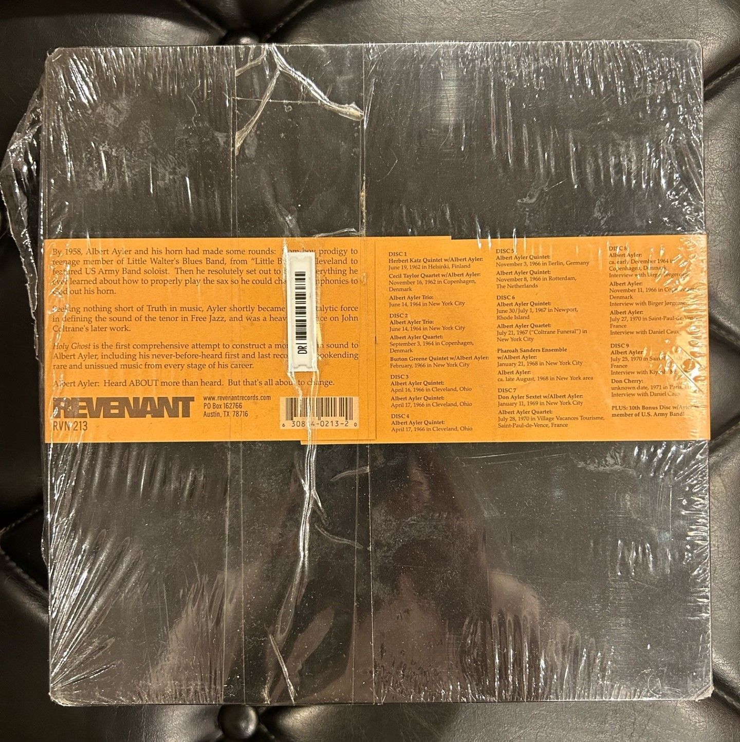レア❗️美品❗️アルバートアイラー ホーリーゴーストボックス 廃盤ボックス】Albert Ayler 「Holy Ghost: Rare & Unissued