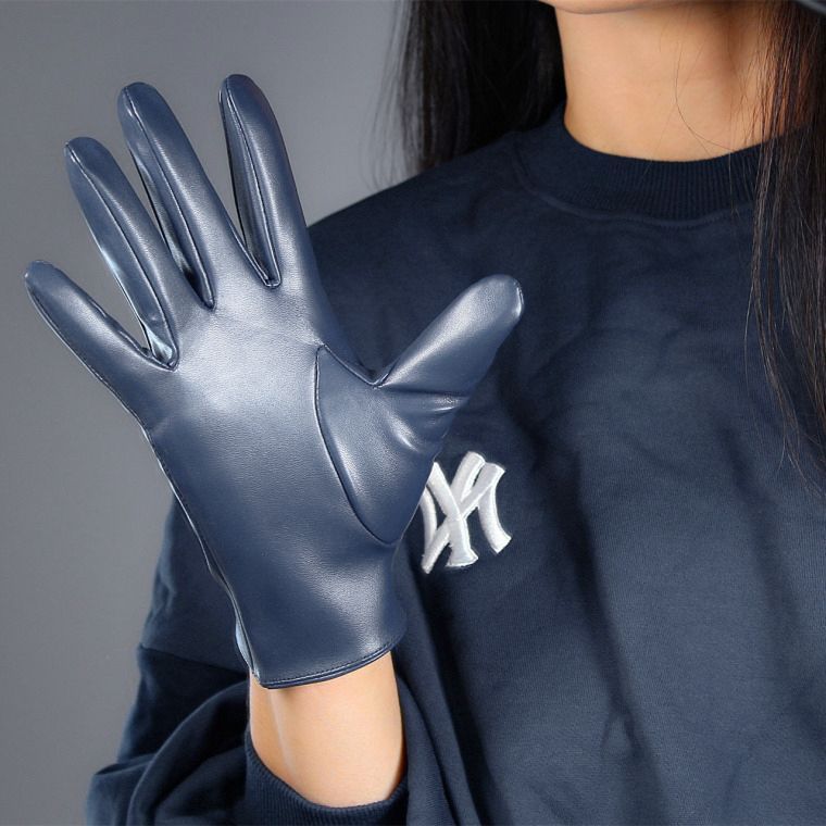 ☆中古品 コスプレ用 グローブ ダークブルー 手袋 衣装