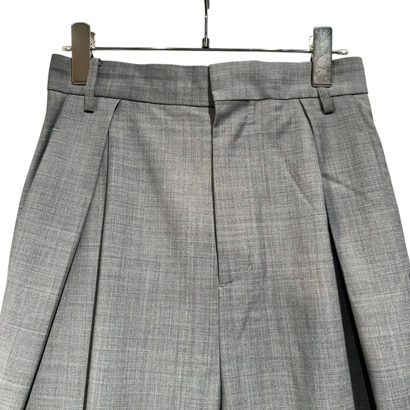 lig.コクーンパンツ グレー M ウール 100% cocoon pants | Lig.