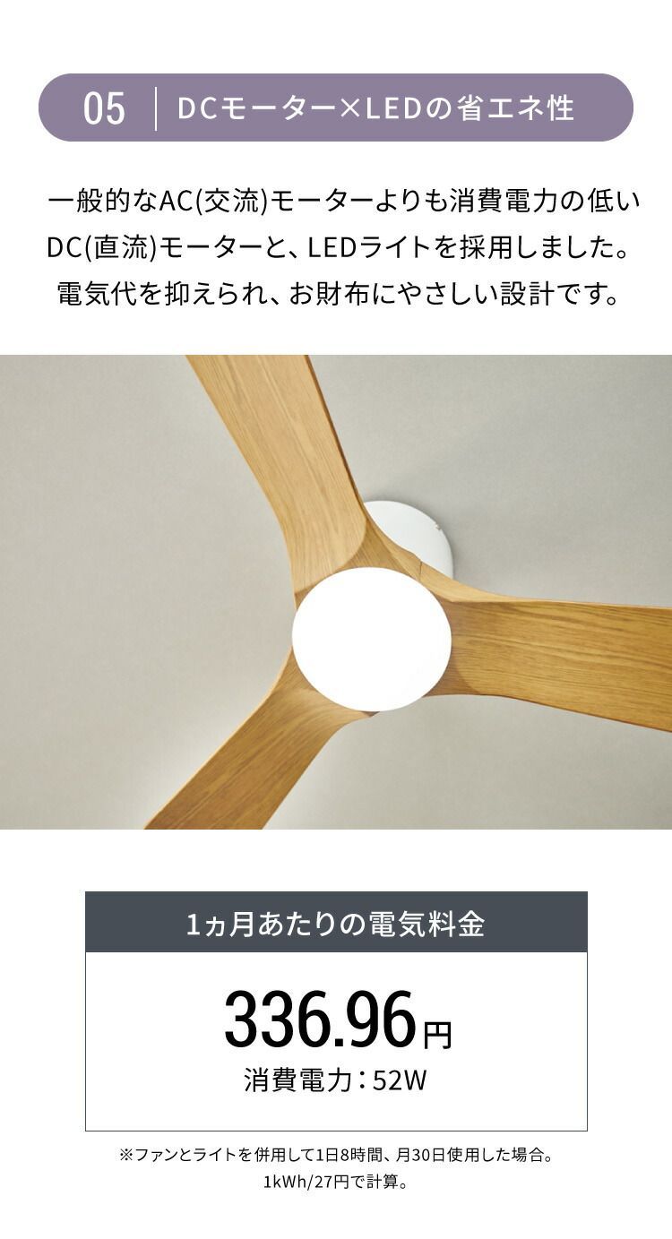 シーリングファン 3枚羽