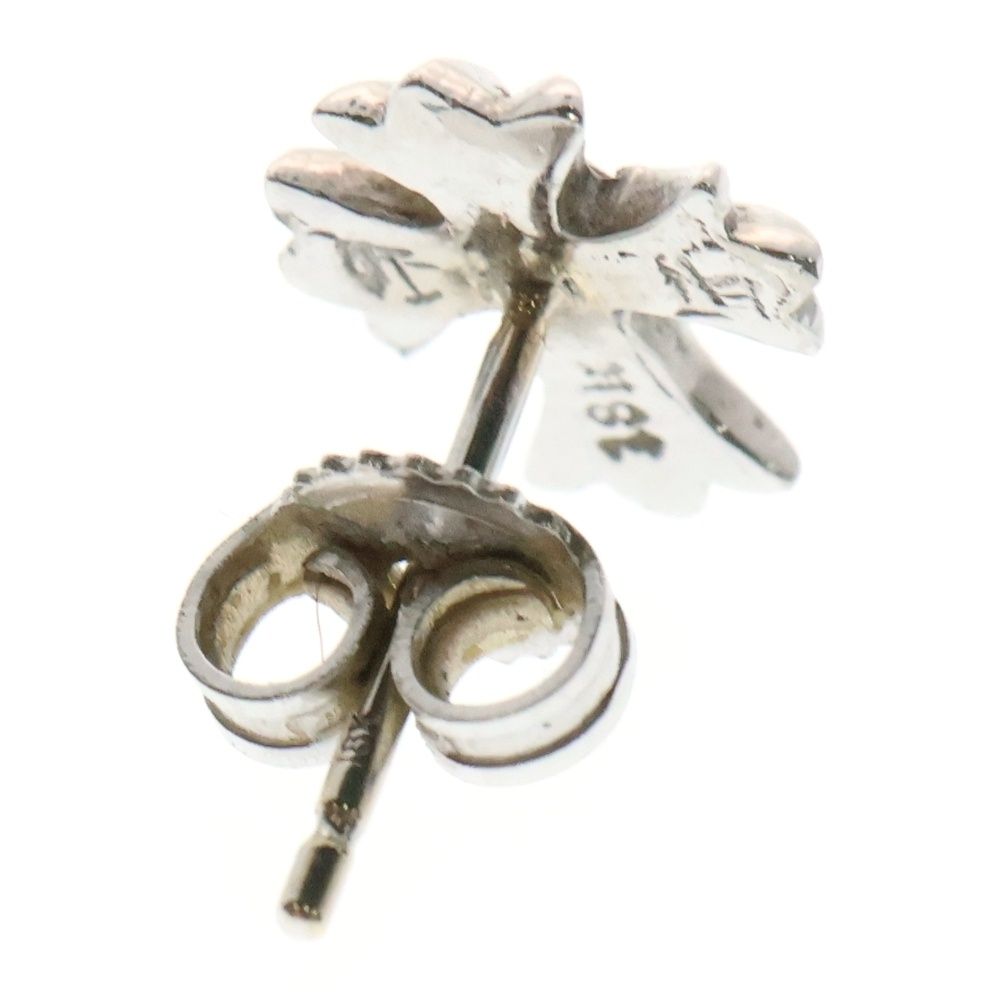正規品　クロムハーツ  18k WG  ピアス　1pダイア　ホワイトゴールド CHROME HEARTS BABY FAT EARRING 18K PAVE DIAMOND クロムハーツ