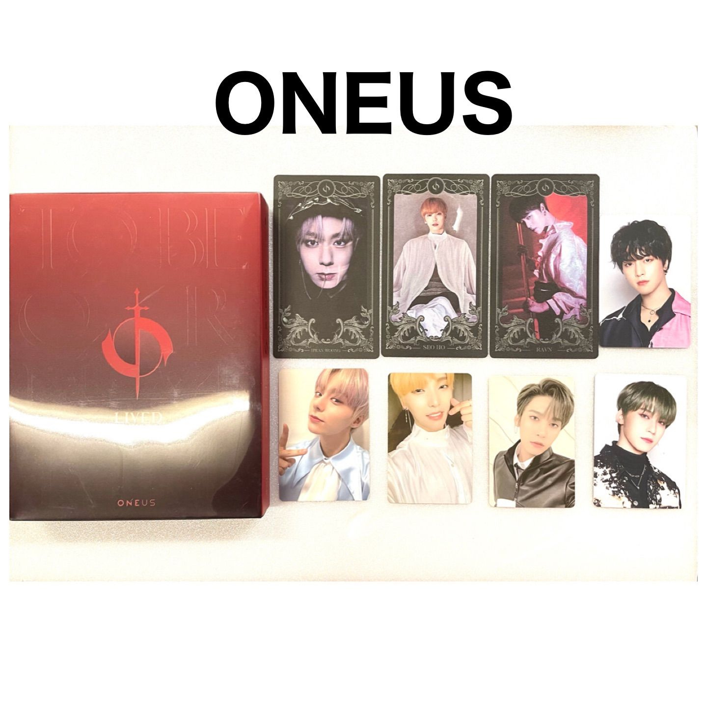 ONEUS LIVED CD キャラクターカード トレカ 公式キッス限定トレカ