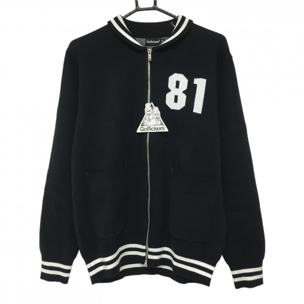美品　ゴルフィッカーズ golfickers ニット　ジャケット　Lサイズ613 美品 ゴルフィッカーズ golfickers ニット ジャケット Lサイズ