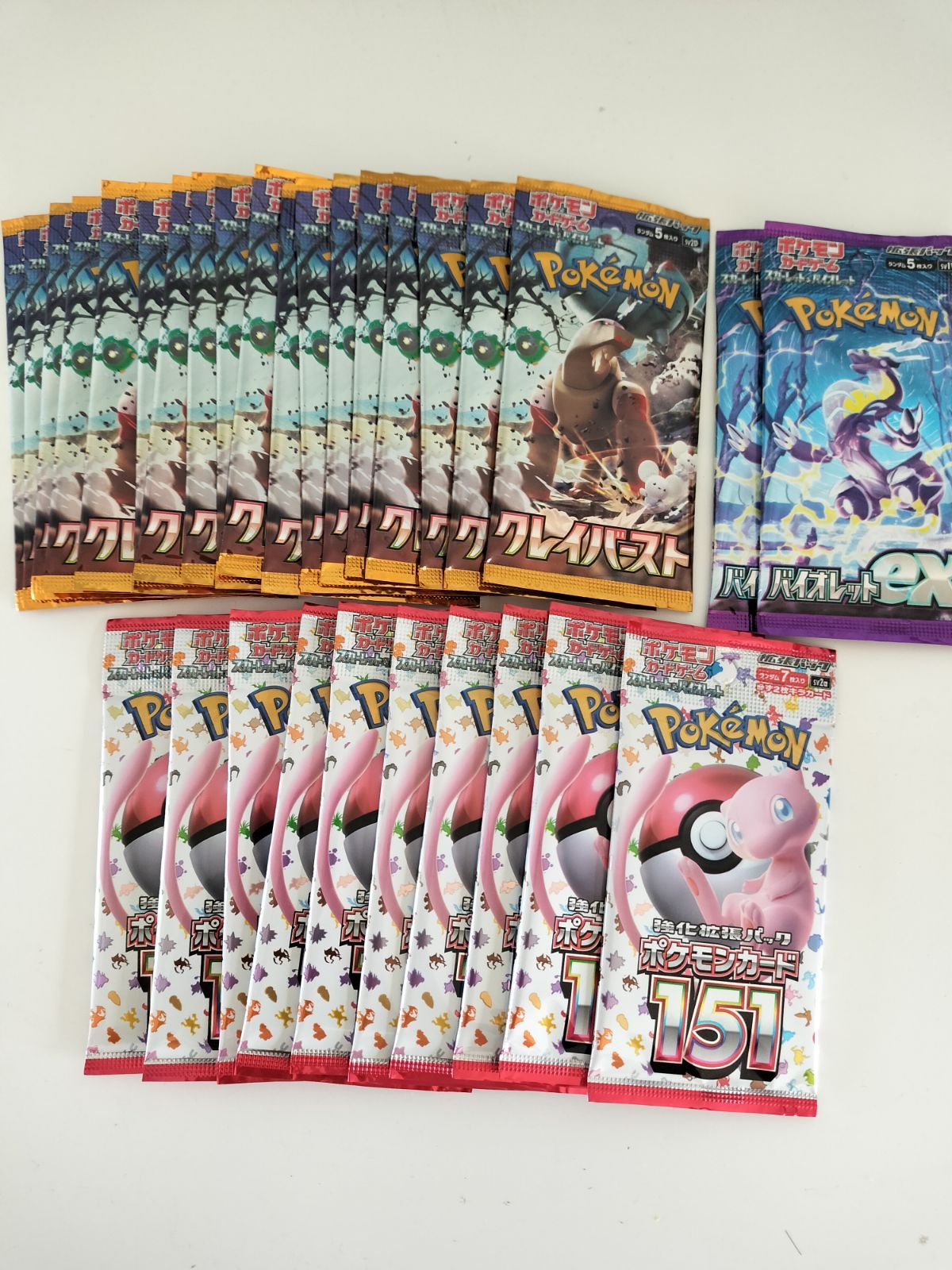 ポケモンカード151 4BOX、クレイバースト1BOX-