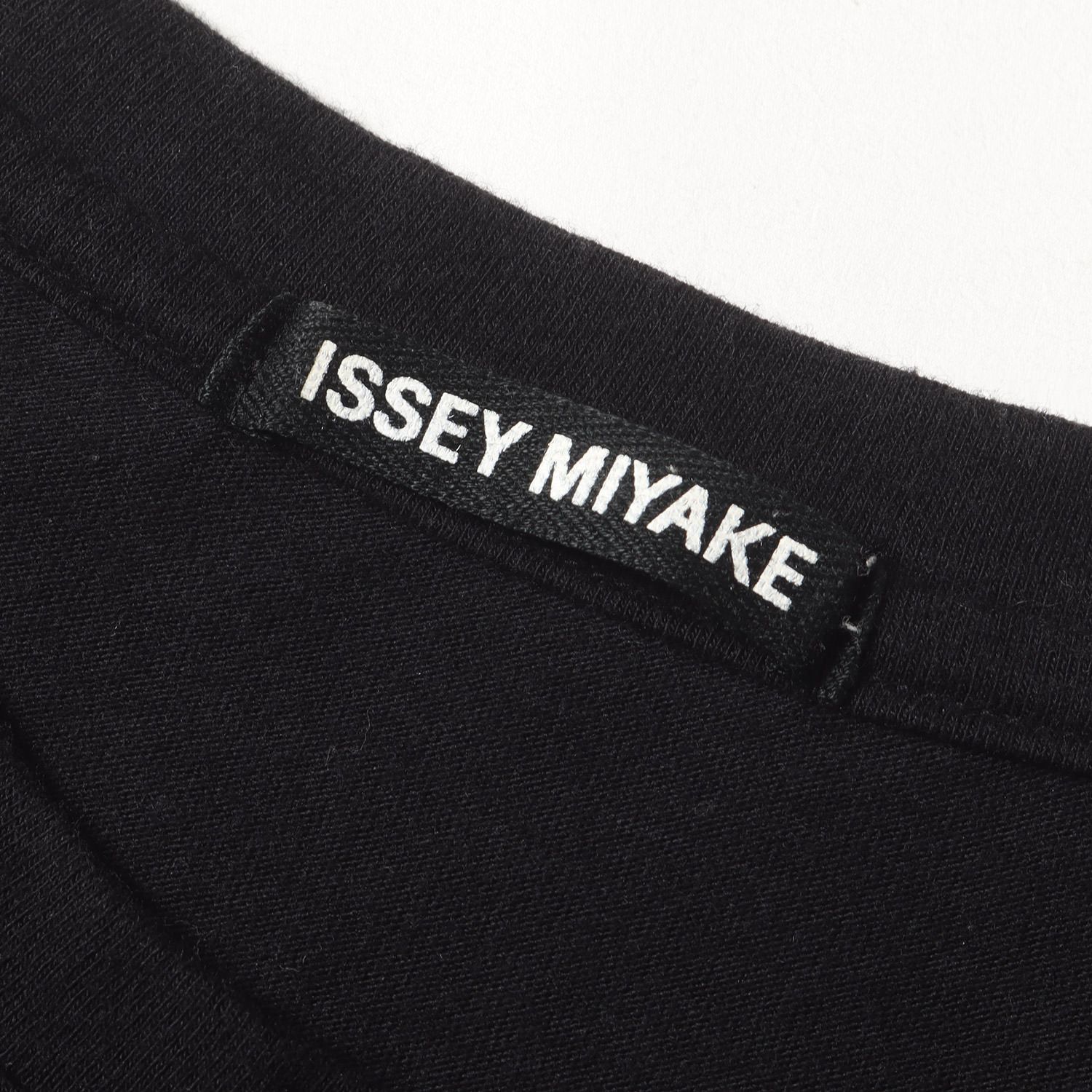 極美品✨イッセイミヤケ Tシャツ カットソー スパンコール オバケ ブラック 黒 ISSEY MIYAKE(イッセイミヤケ) 総柄シースルー半袖カットソー
