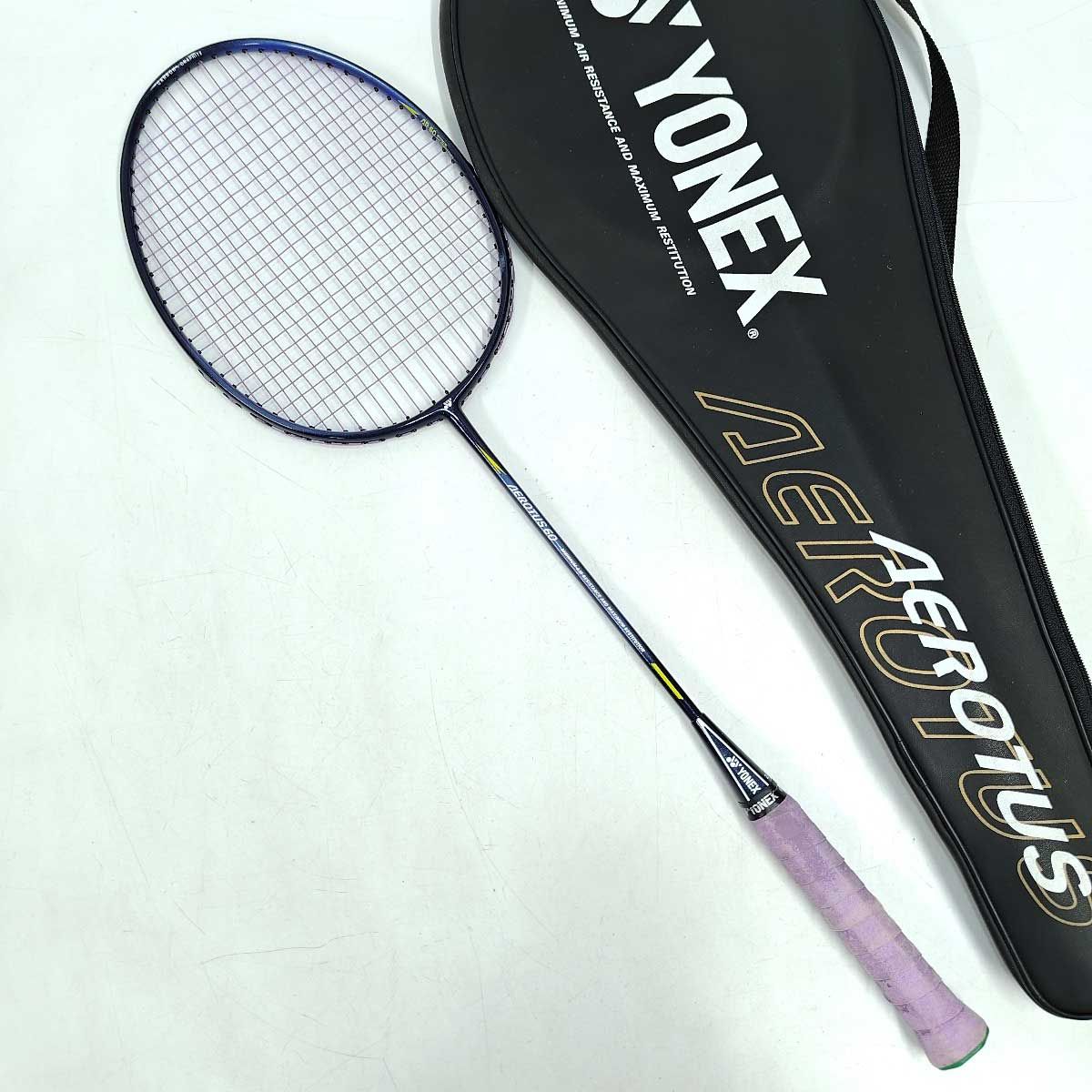 現状品 ヨネックス バドミントンラケット エアロータス60 初々し LONG 3UG5 YONEX 西岡店