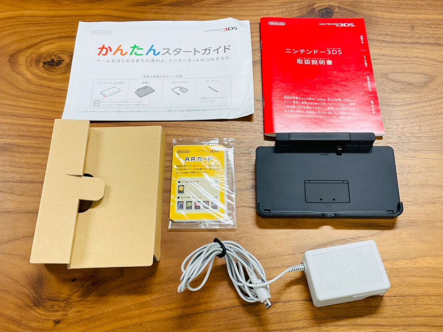 3DS メタリックレッド 動作確認済み 初期化済み 動作確認/初期化済/箱無 ニンテンドー3DS 本体 CTR-001（JPN