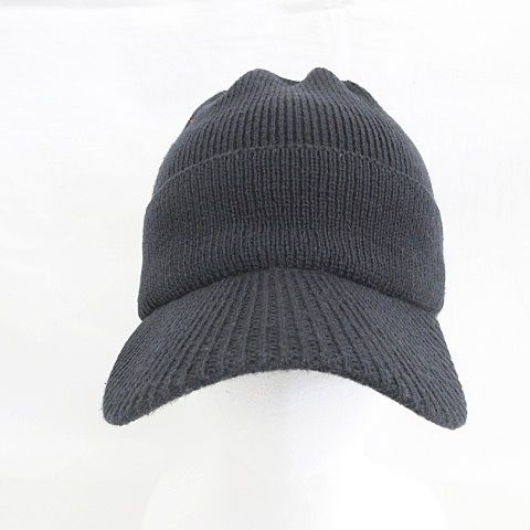 ビームスゴルフ BEAMS GOLF ニット キャップ 帽子 ロゴ 刺繍 紺 ネイビー
