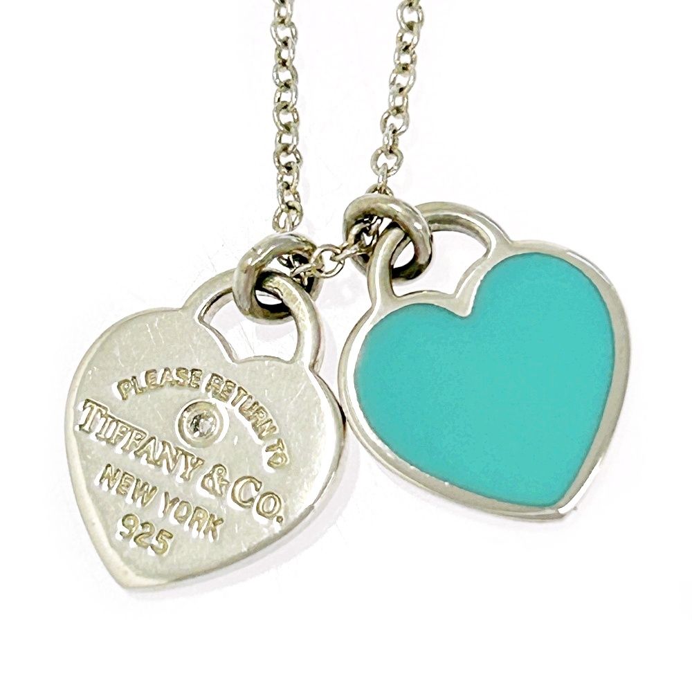 中古】TIFFANY&Co. ティファニー シルバー ダイヤモンド リターントゥ 