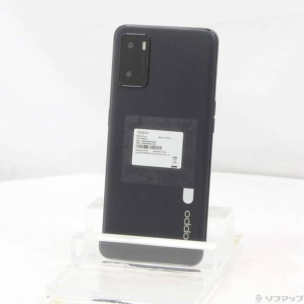 中古品〕 OPPO A55s 5G 64GB ブラック CPH2309 SIMフリー【295