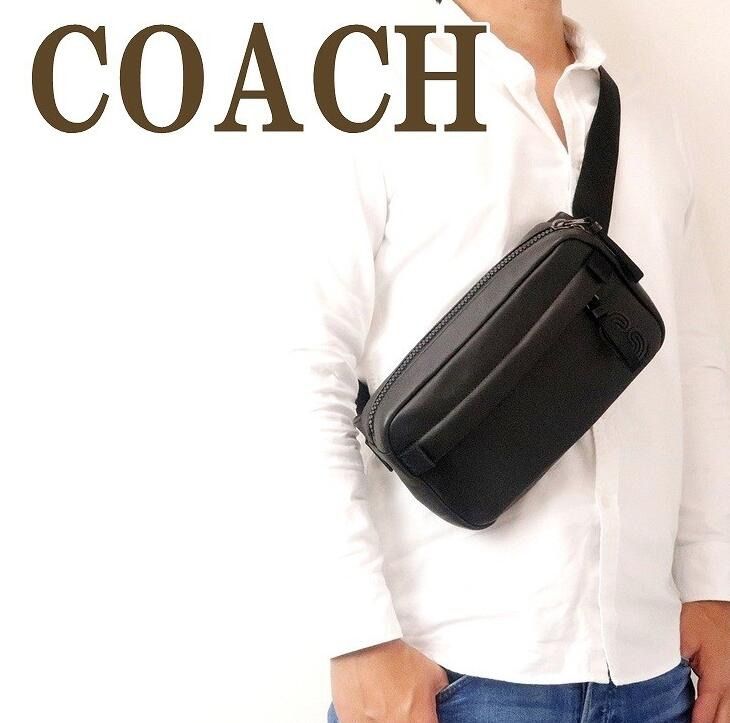 新作 コーチ COACH バッグ メンズ ショルダーバッグ 斜めがけ ウエスト ...