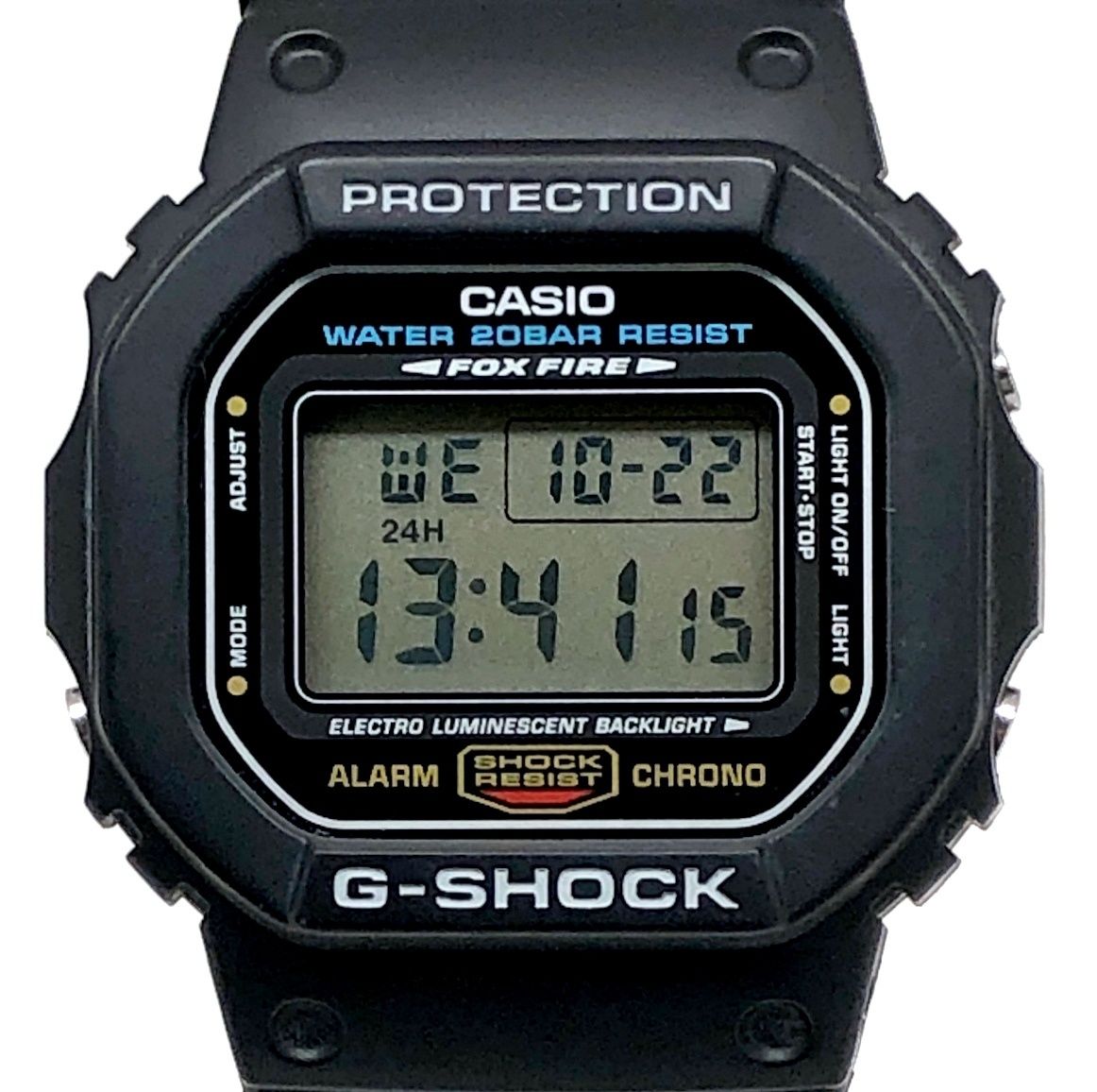 G-SHOCK ジーショック DW-5600E-1 M3229 版 FOXFIRE ELバックライト スピード SPEED 生産完了モデル 1996年6月発売