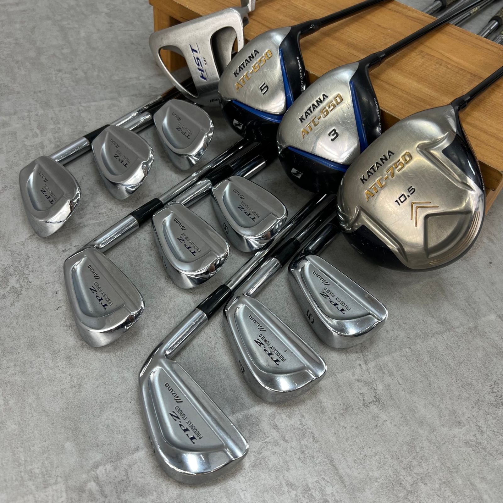 KATANA カタナ MIZUNO ミズノ メンズゴルフ13本セット