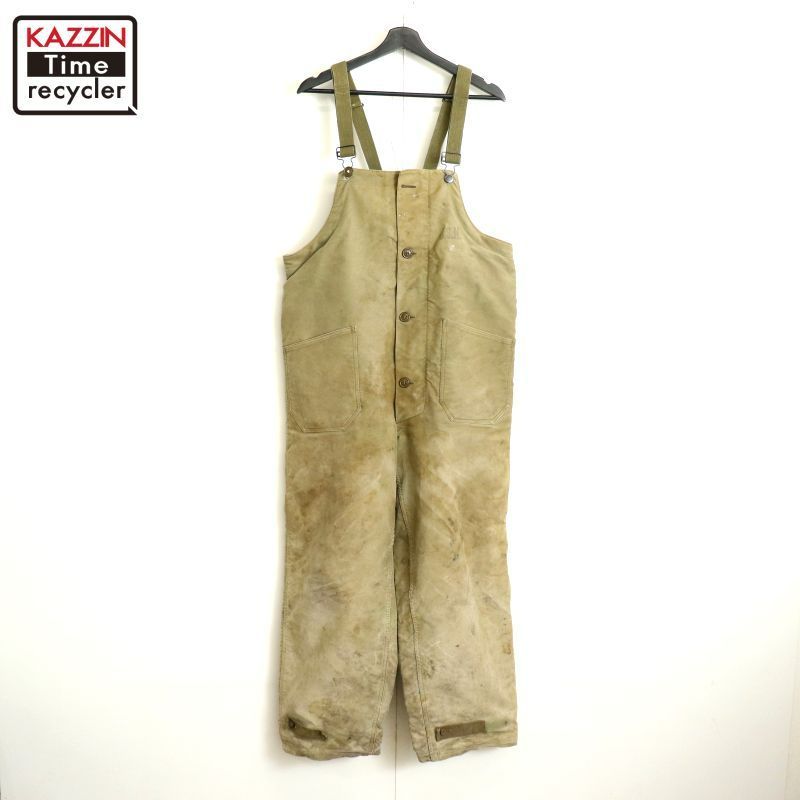 40s USA製 vintage U.S.NAVY N-1 デッキパンツ ミリタリーパンツ