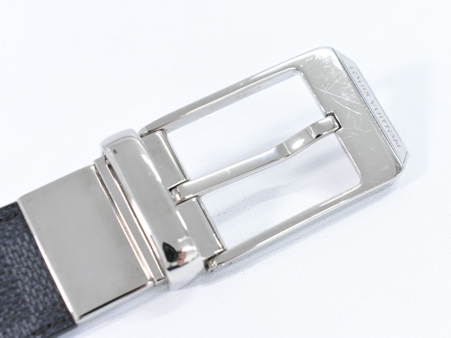 本物 ルイヴィトン LOUIS VUITTON LV サンチュール シアトル ベルト 85  